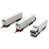 MOC-193350 Refrigerated Truck & Full Trailer Building Blocks-LesDiy-MOC-