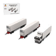 MOC-193350 Refrigerated Truck & Full Trailer Building Blocks-LesDiy-MOC-
