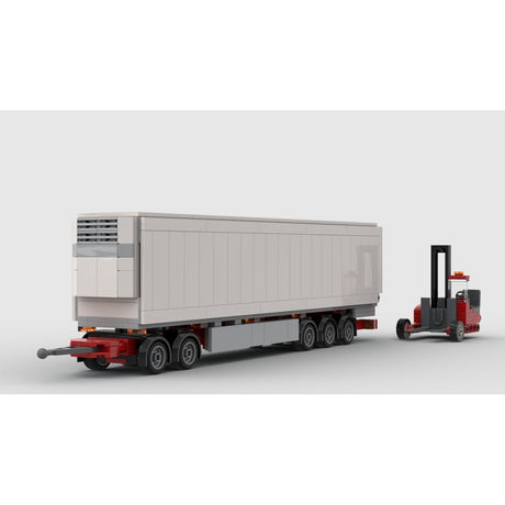 MOC-193350 Refrigerated Truck & Full Trailer Building Blocks-LesDiy-MOC-