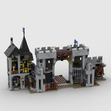 MOC - 194959 Black Falcons Fortress Building Blocks - LesDiy - 
