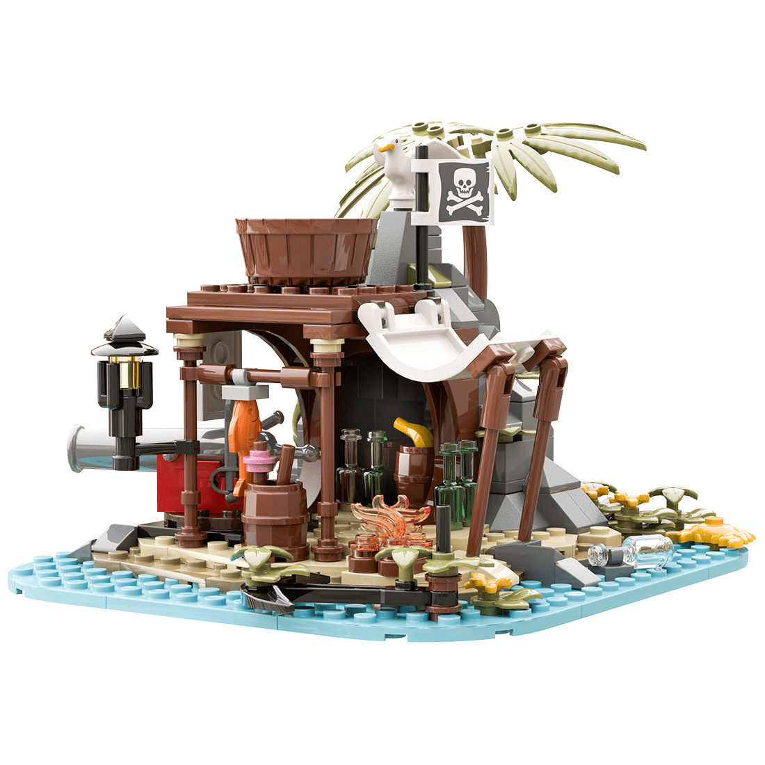 MOC - 195694 Shipwreck Island Building Blocks - LesDiy - Building Blocks
