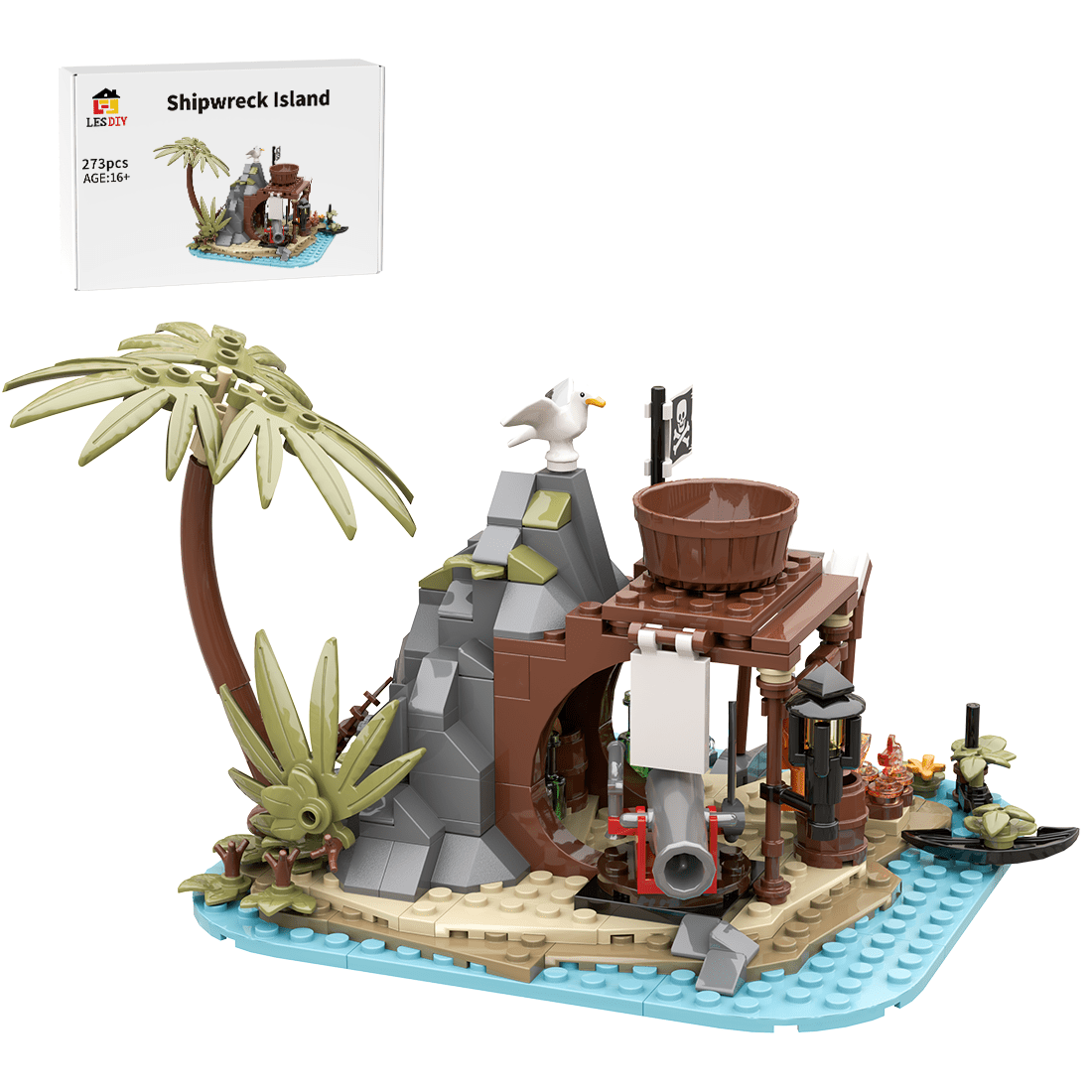 MOC - 195694 Shipwreck Island Building Blocks - LesDiy - Building Blocks