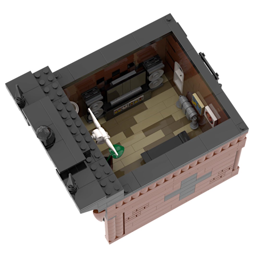 MOC - 197722 Gothic Town House Building Blocks - LesDiy - 