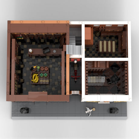 MOC - 197879 Colonial Goods Store & Old Bakery Building Blocks - LesDiy - MOC