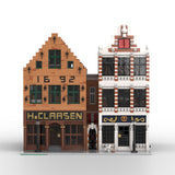 MOC - 197879 Colonial Goods Store & Old Bakery Building Blocks - LesDiy - MOC