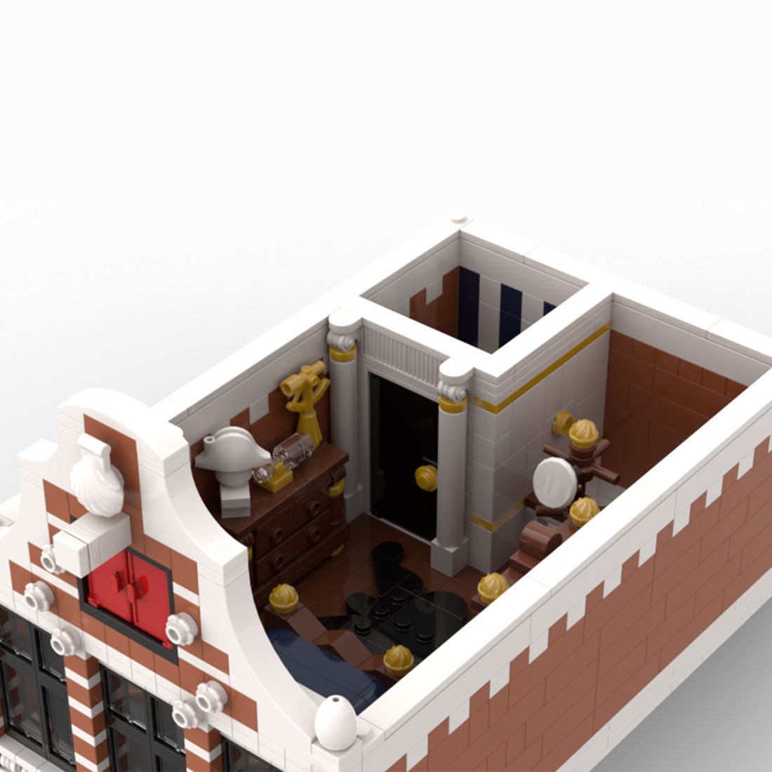 MOC - 197879 Colonial Goods Store & Old Bakery Building Blocks - LesDiy - MOC