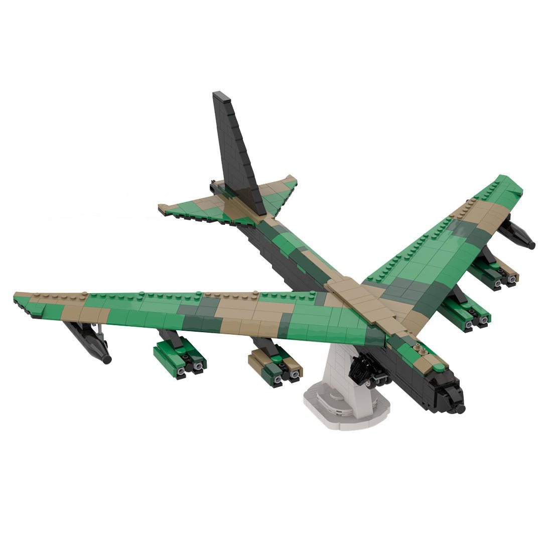 MOC-198083 Boeing B-52D Stratofortress Southeast Asia Camouflage Building Blocks-LesDiy-MOC-