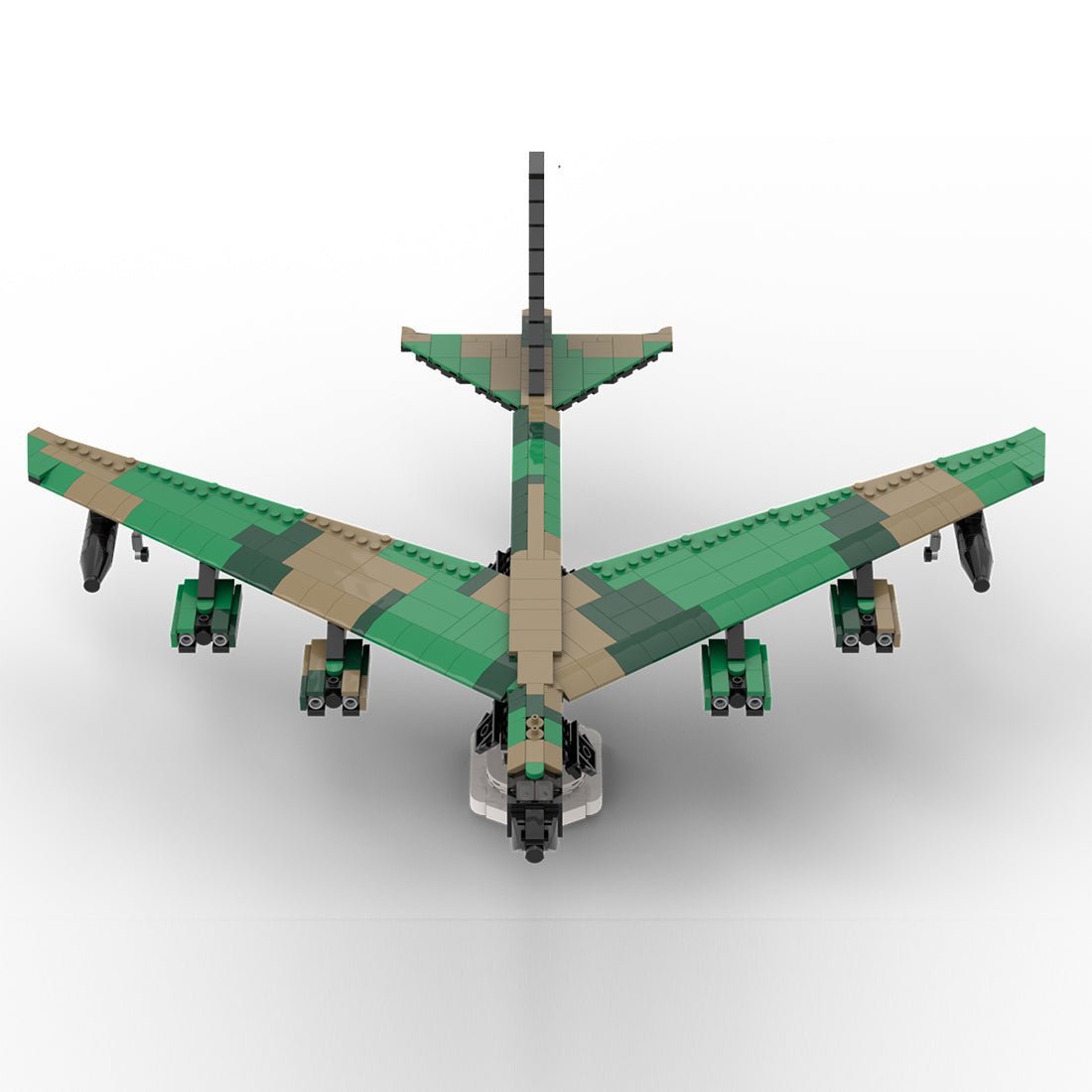 MOC-198083 Boeing B-52D Stratofortress Southeast Asia Camouflage Building Blocks-LesDiy-MOC-