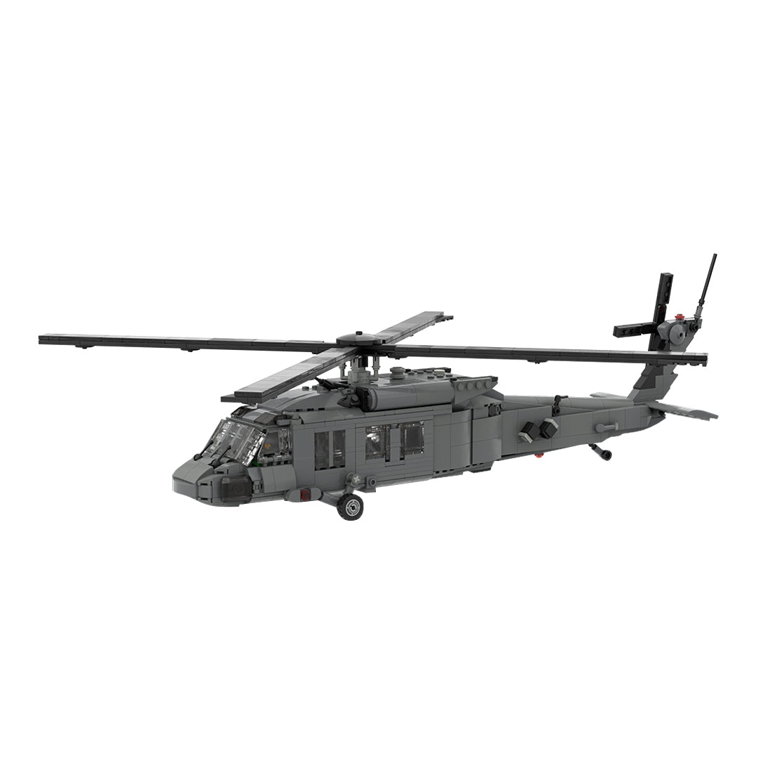 MOC - 198409 Skosky UH - 60 BLACK HAWK Building Blocks - LesDiy - building blocks