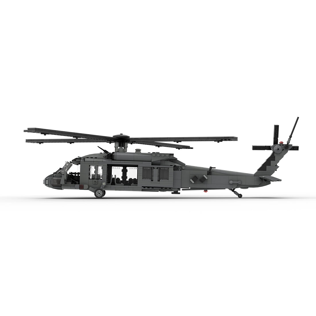 MOC - 198409 Skosky UH - 60 BLACK HAWK Building Blocks - LesDiy - building blocks