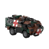 MOC - 199407 1/35 Scale Armored Ambulance Vehicle: VAB SAN Building Blocks - LesDiy - 