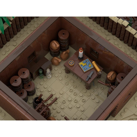 MOC - 200180 Treasure Island: The Stockade Buiding Blocks - LesDiy - Building Blocks