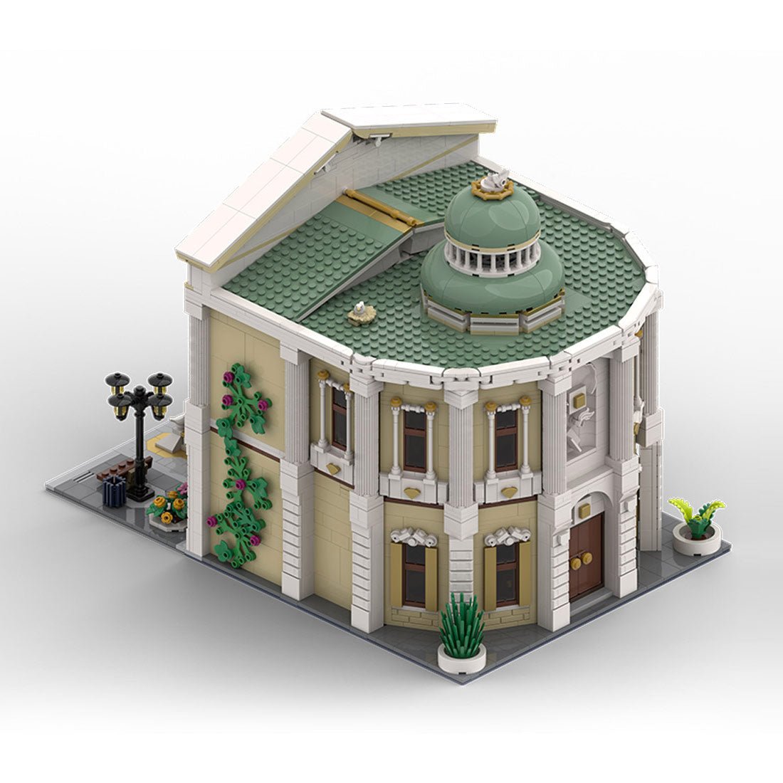 MOC - 201245 Medieval Opera House Building Blocks - LesDiy - building blocks