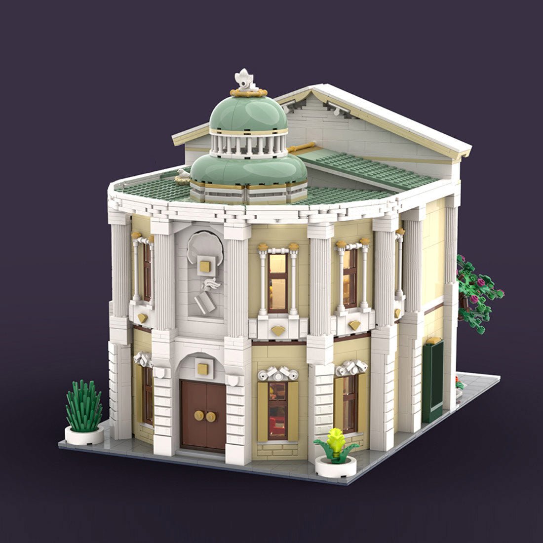 MOC - 201245 Medieval Opera House Building Blocks - LesDiy - building blocks