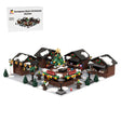 MOC - 201458 European Style Christmas Market Building Blocks - LesDiy - building blocks