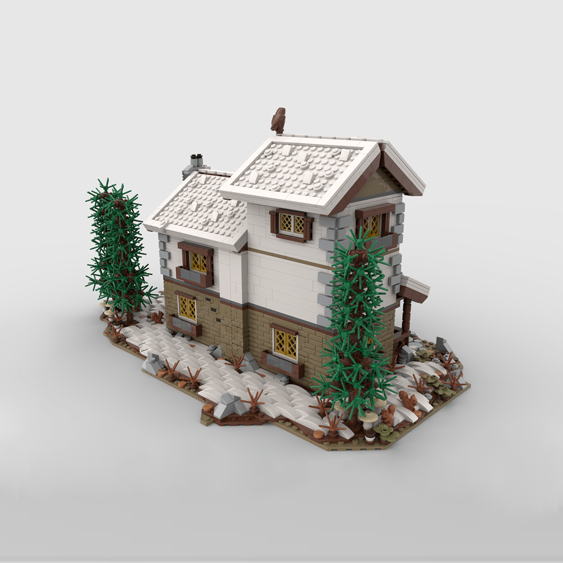 MOC - 201818 Family Cottage Building Blocks - LesDiy - Building Blocks