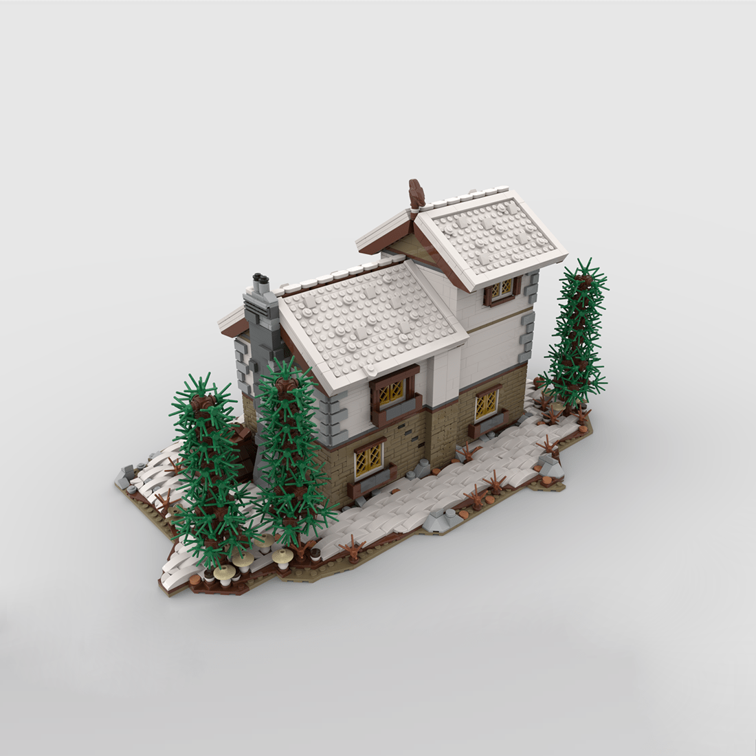 MOC - 201818 Family Cottage Building Blocks - LesDiy - Building Blocks