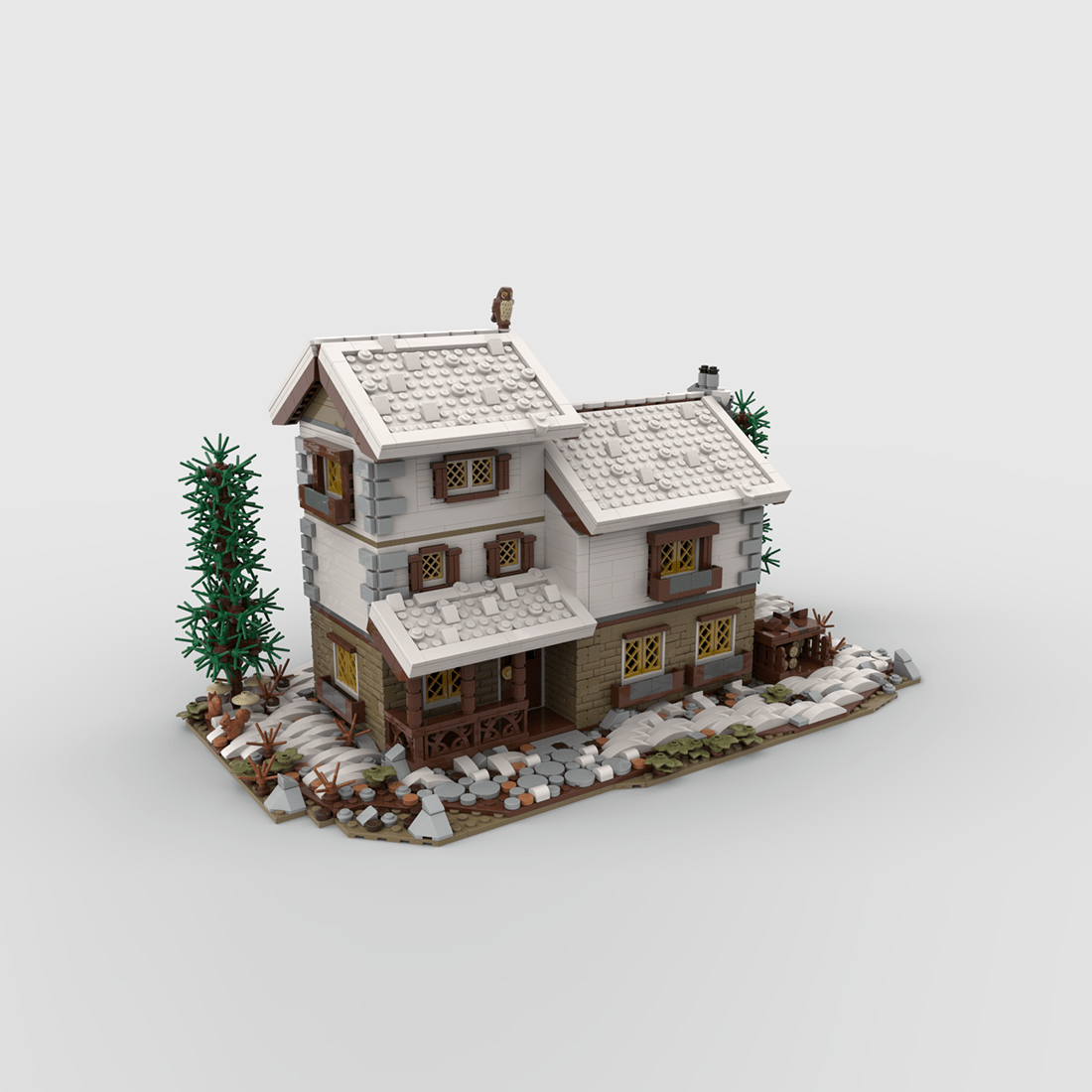 MOC - 201818 Family Cottage Building Blocks - LesDiy - Building Blocks