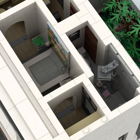 MOC - 202019 Modern House Concept Building Blocks - LesDiy - 