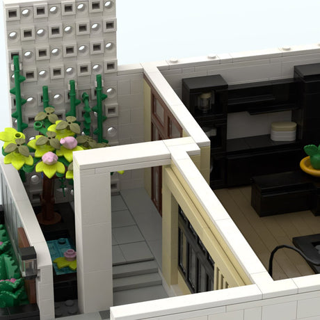 MOC - 202019 Modern House Concept Building Blocks - LesDiy - 