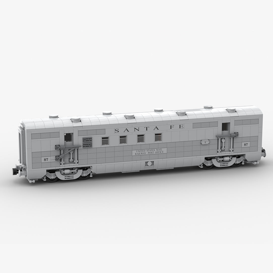 MOC-202248 Santa Fe Super Chief Car Set 1 Building Blocks | LesDiy