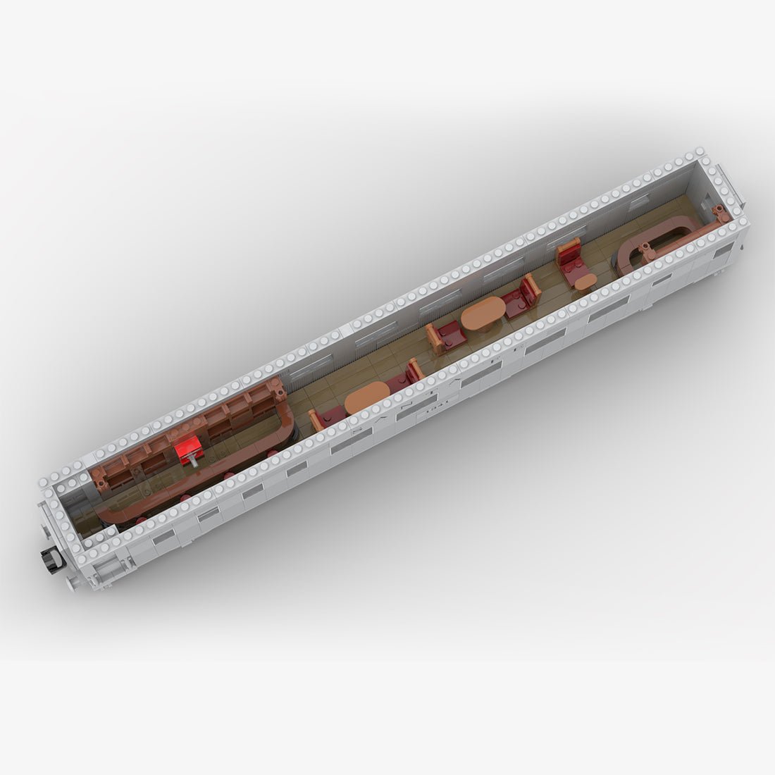 MOC - 202248 Santa Fe Super Chief Car Set 1 Building Blocks - LesDiy - Locomotive