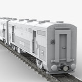 MOC - 202248 Santa Fe Super Chief Car Set 1 Building Blocks - LesDiy - Locomotive