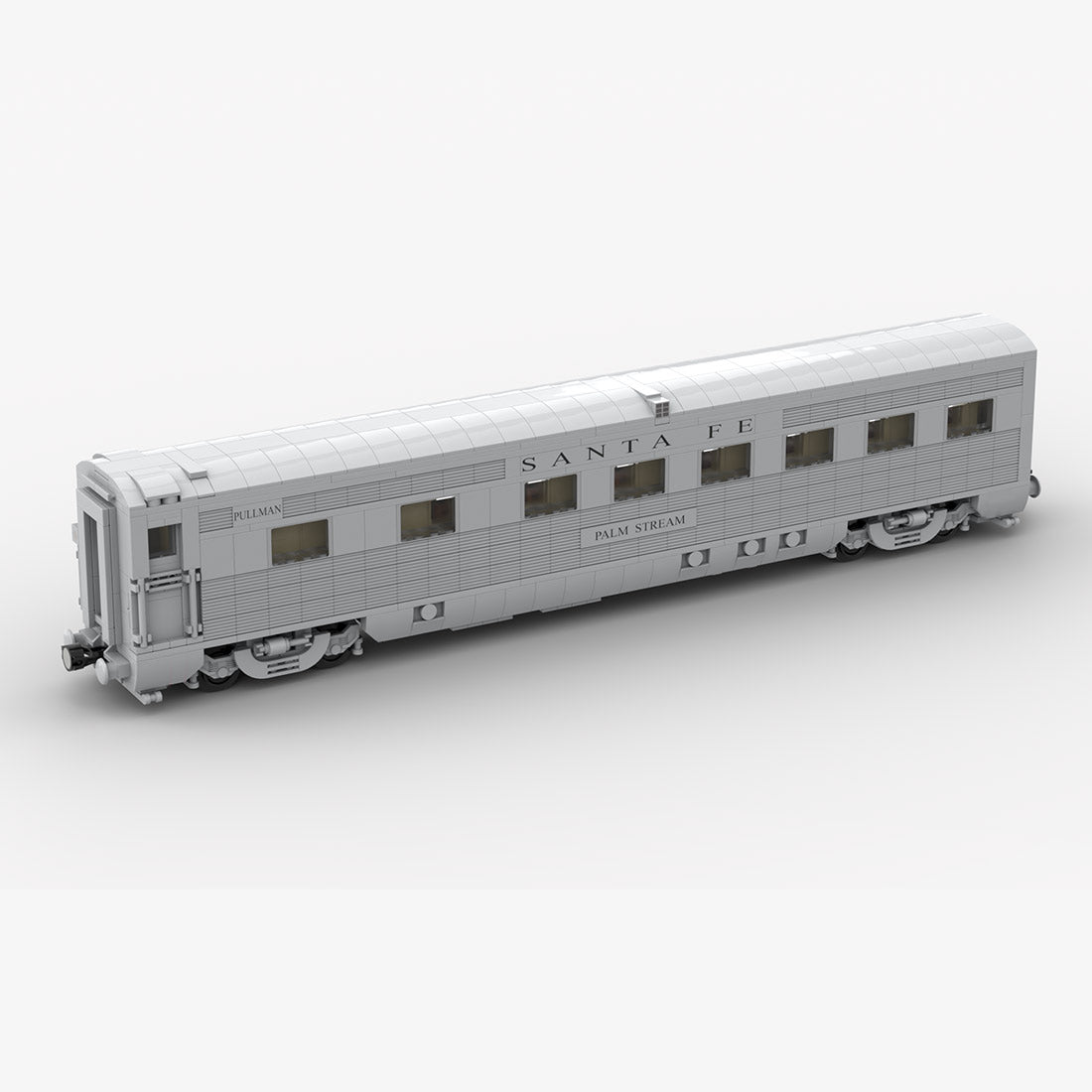 MOC - 202248 Santa Fe Super Chief Car Set 1 Building Blocks - LesDiy - Locomotive