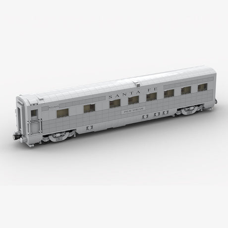 MOC - 202248 Santa Fe Super Chief Car Set 1 Building Blocks - LesDiy - Locomotive