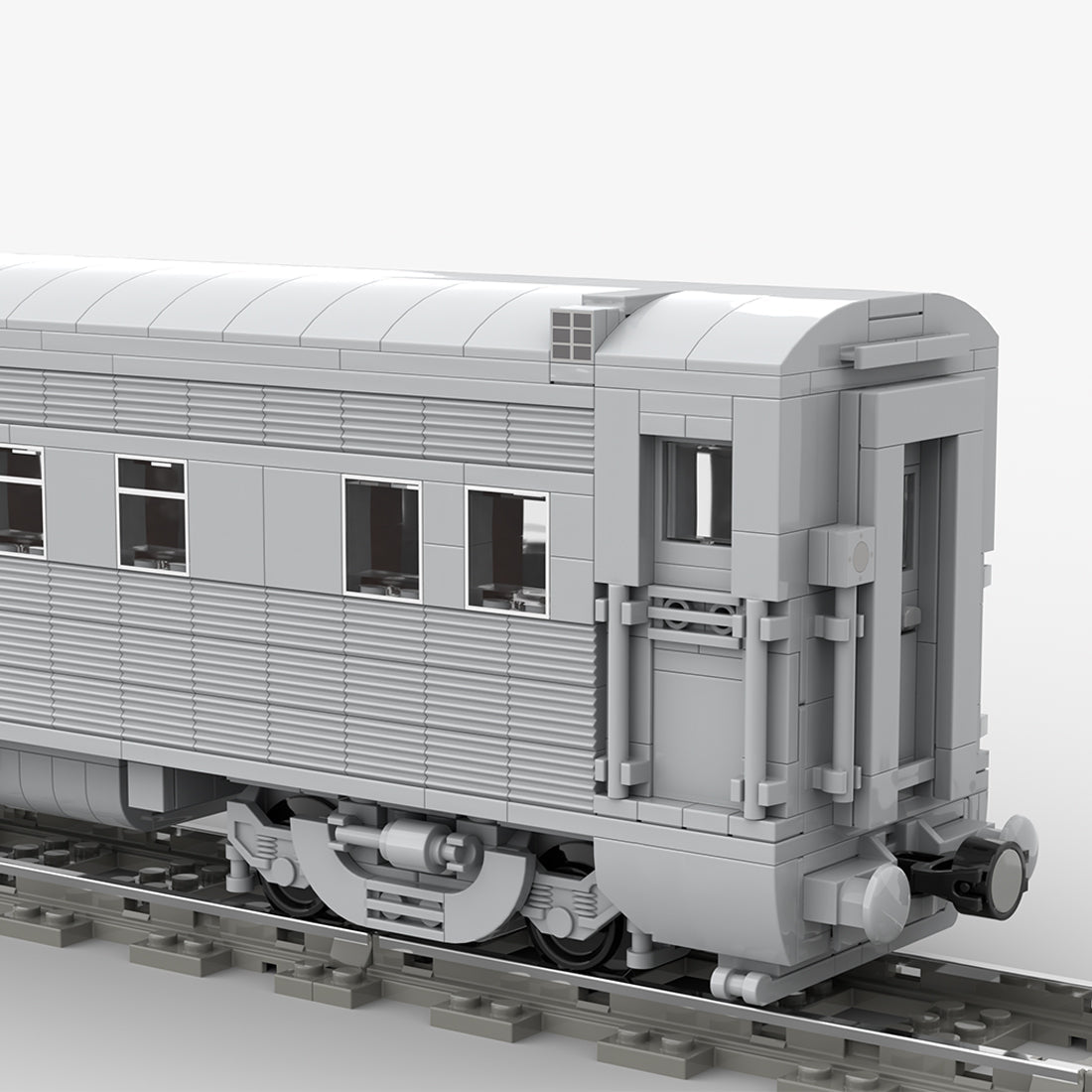MOC - 202248 Santa Fe Super Chief Car Set 1 Building Blocks - LesDiy - Locomotive