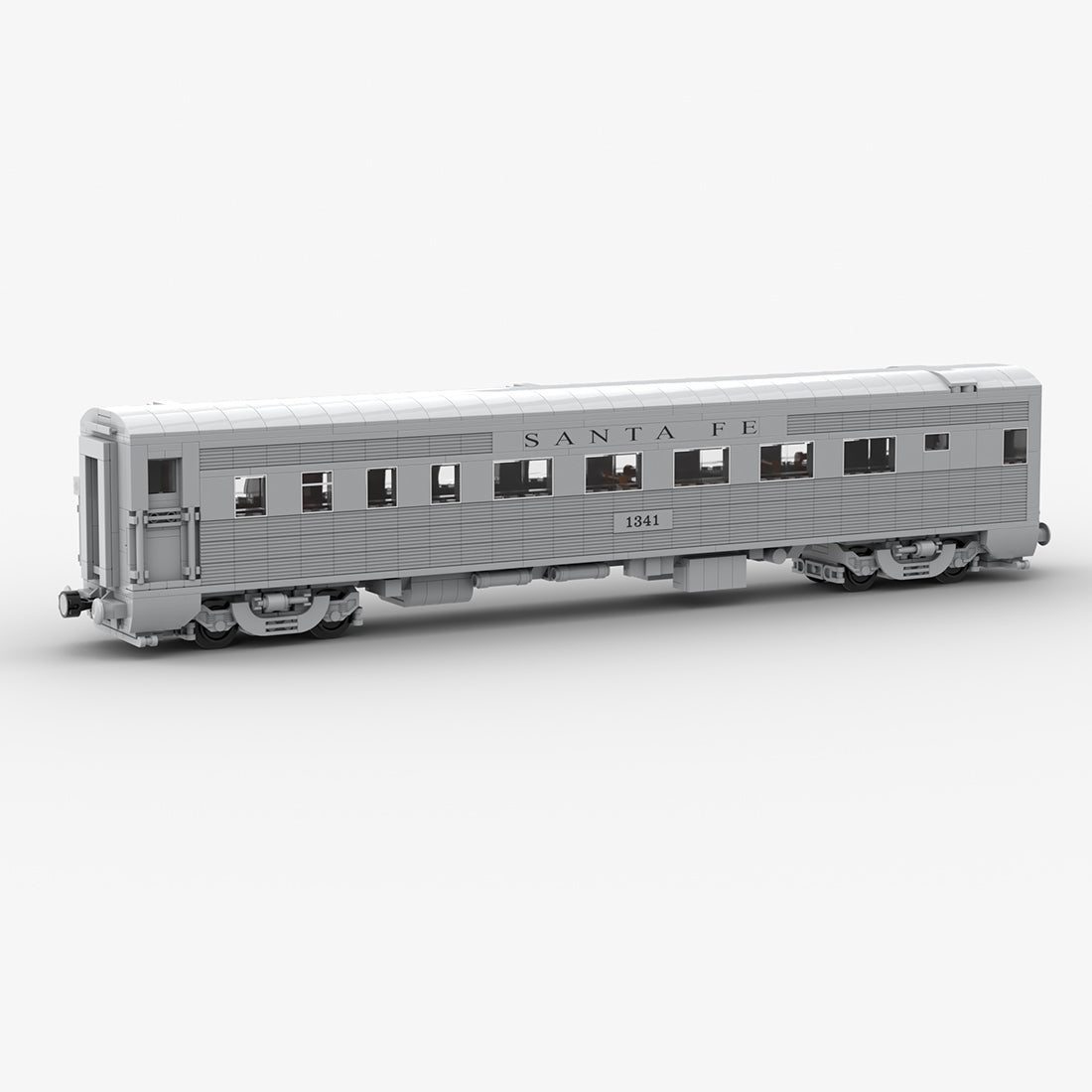MOC - 202248 Santa Fe Super Chief Car Set 1 Building Blocks - LesDiy - Locomotive