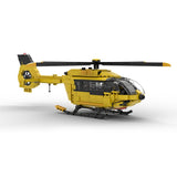 MOC - 203640 Airbus H145 ADAC Building Blocks - LesDiy - 