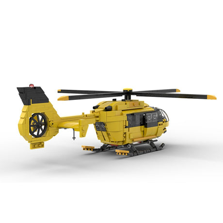 MOC - 203640 Airbus H145 ADAC Building Blocks - LesDiy - 