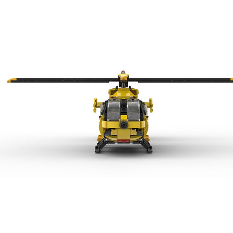 MOC - 203640 Airbus H145 ADAC Building Blocks - LesDiy - 