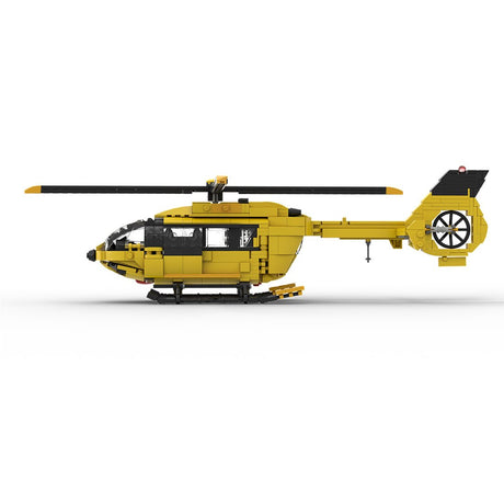 MOC - 203640 Airbus H145 ADAC Building Blocks - LesDiy - 