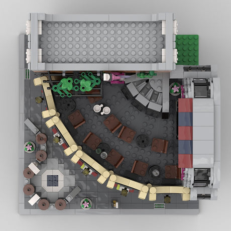 MOC - 203717 Round Corner Tec - Store Building Blocks - LesDiy - 