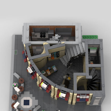 MOC - 203717 Round Corner Tec - Store Building Blocks - LesDiy - 