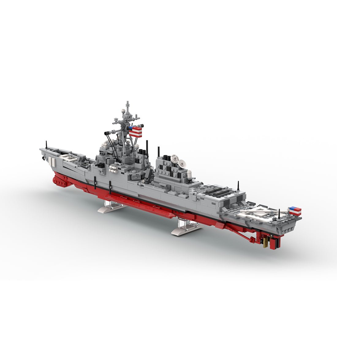 MOC - 205401 DDG 79 Arleigh Burke - Flight IIA version Building Blocks - LesDiy - 