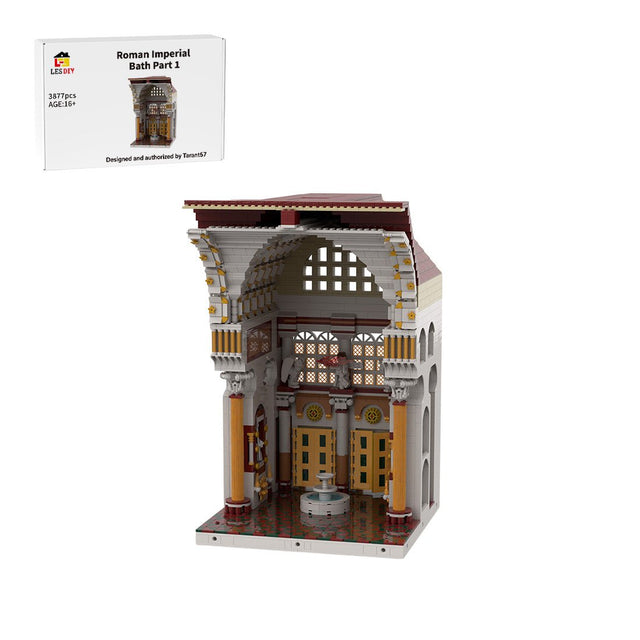 MOC-205519 Roman Imperial Bath Part 1 Building Blocks-LesDiy-MOC-