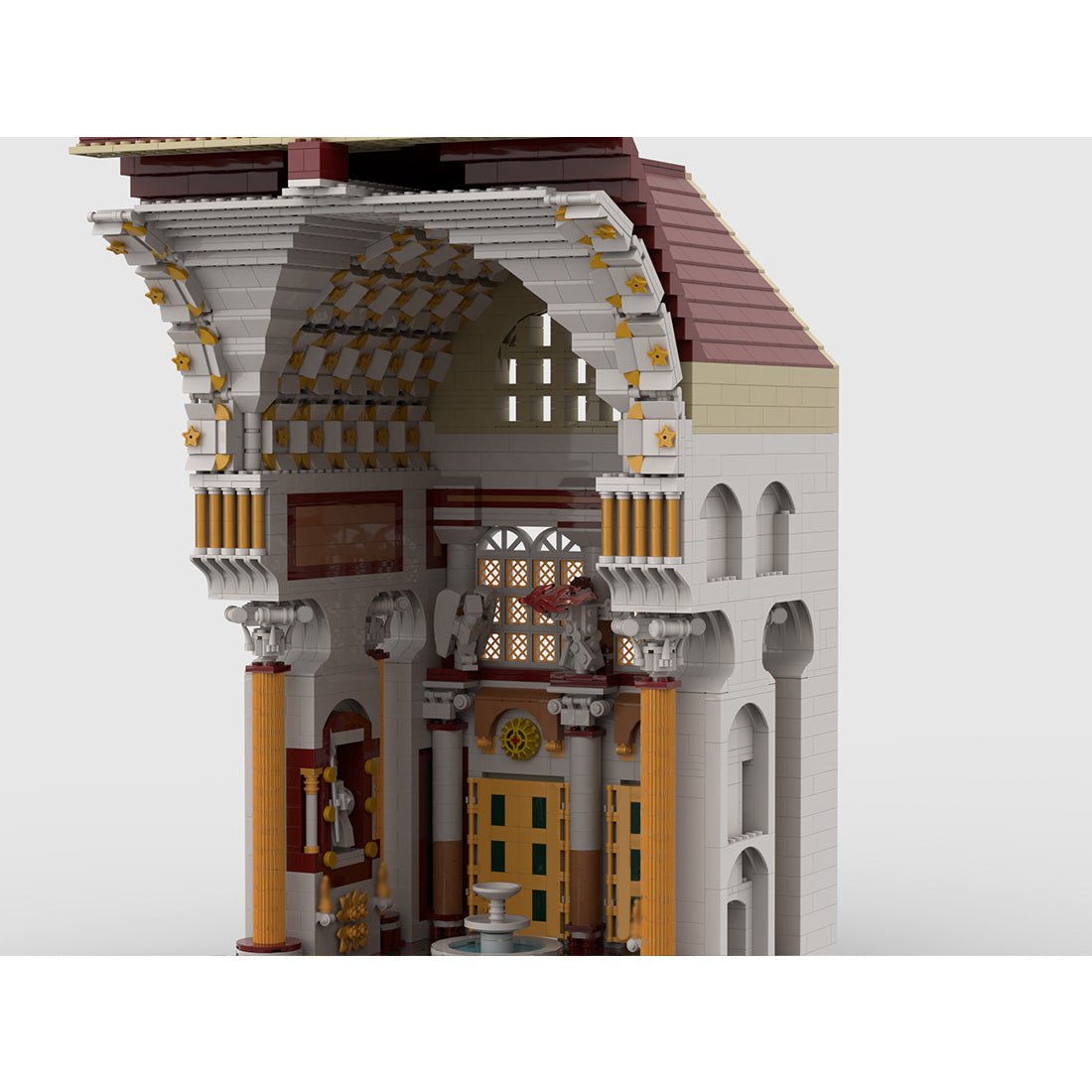 MOC-205519 Roman Imperial Bath Part 1 Building Blocks-LesDiy-MOC-