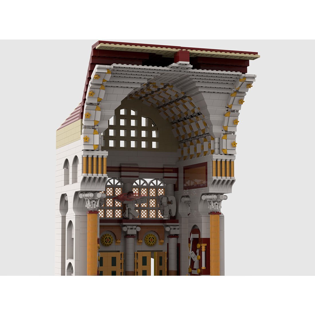 MOC-205519 Roman Imperial Bath Part 1 Building Blocks-LesDiy-MOC-