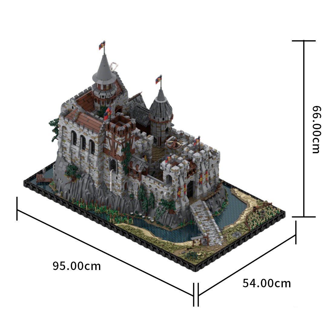 MOC-206892 Medieval Castle Building Blocks | LesDiy