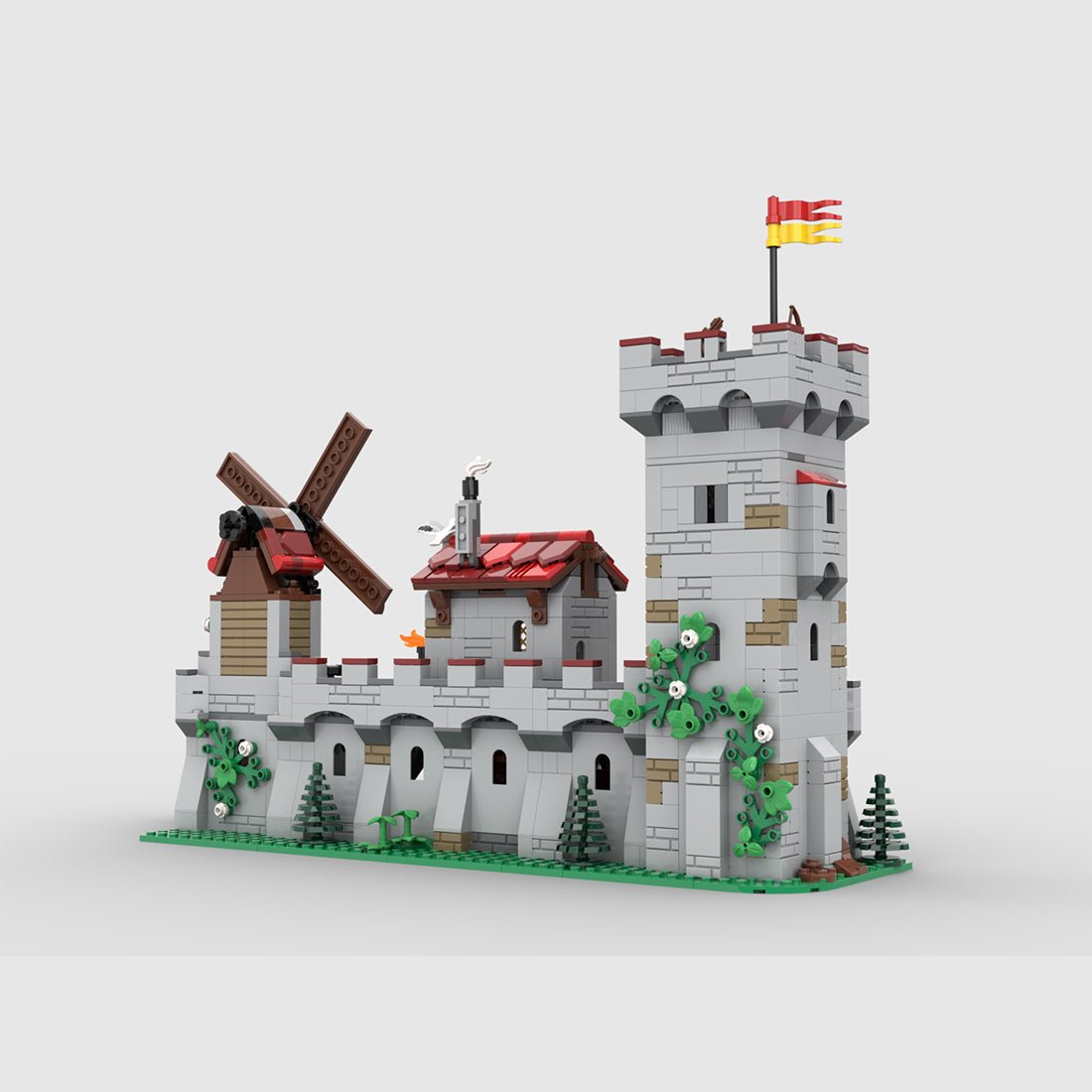 MOC - 206939 Medieval Seaside Market Extra Modules Building Blocks - LesDiy - Building Blocks