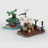 MOC - 206939 Medieval Seaside Market Extra Modules Building Blocks - LesDiy - Building Blocks