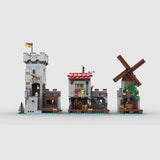 MOC - 206939 Medieval Seaside Market Extra Modules Building Blocks - LesDiy - Building Blocks