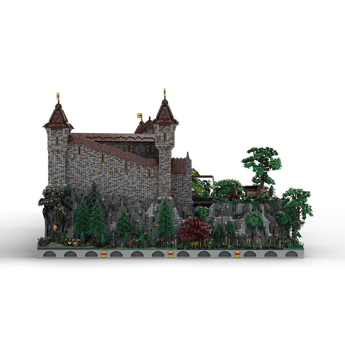 MOC - 207737 Castle Hohengeroldseck Bundle (Castle Part 1 & Landscape Expansion 1) Building Blocks - LesDiy - Building Blocks