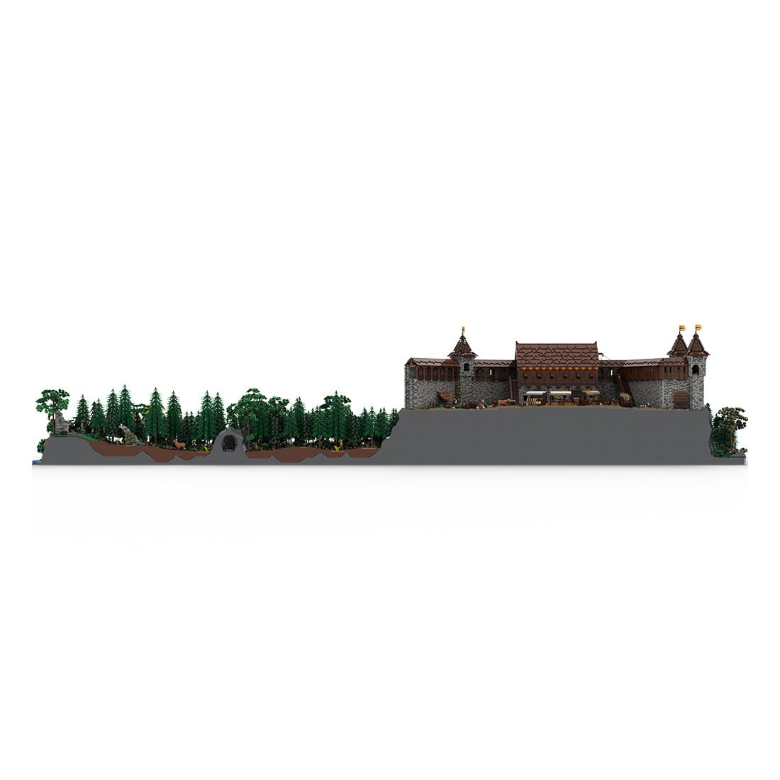 MOC - 207737 Castle Hohengeroldseck Bundle (Castle Part 1 & Landscape Expansion 1) Building Blocks - LesDiy - Building Blocks
