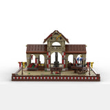MOC - 207789 Market Hall - Medieval Village Diorama Building Blocks - LesDiy - Building Blocks