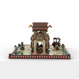 MOC - 207789 Market Hall - Medieval Village Diorama Building Blocks - LesDiy - Building Blocks