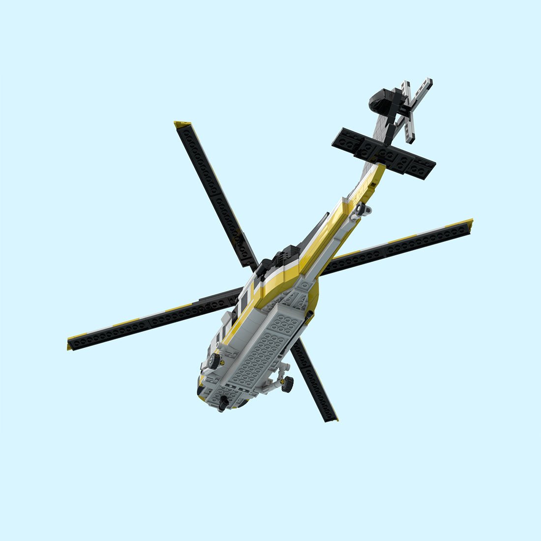 MOC-208046 S-70 Aerial Firefighting Helicopter Building Blocks